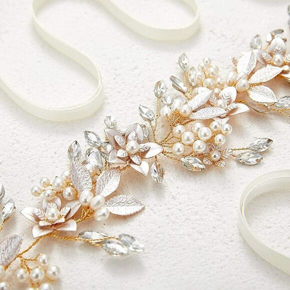 Flower Bridal Belt Rhinestone Wedding Belt Evening Dress Sash Accessories main image 6